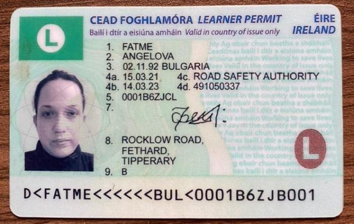 fake ID Ireland