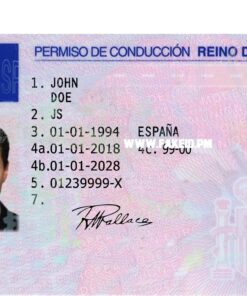 SPANISH DRIVERS LICENSE 