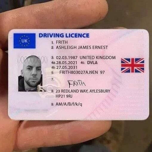 UK DRIVING LICENSE 