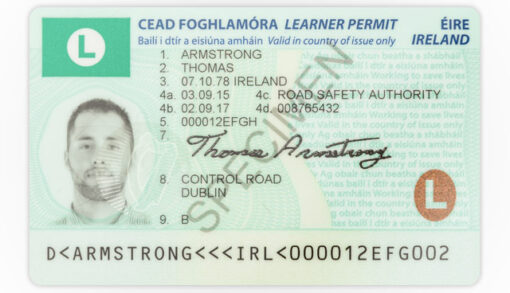 Irish Learners Permit