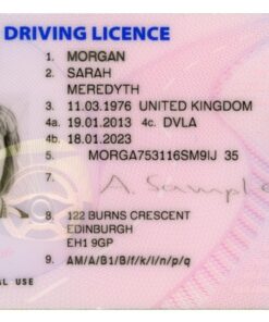 UK DRIVING LICENSE 